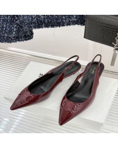 CELINE ALMA TRIOMPHE SLINGBACK in PATENT CALFSKIN