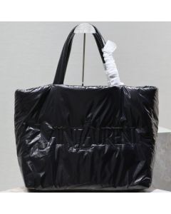 YSL SAINT LAURENT TOTE IN SILKTECH CANVAS