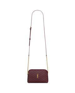 YSL Gaby zipped pouch in quilted lambskin