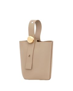 LOEWE Mini Pebble Bucket bag in soft grained calfskin