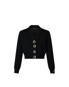 LV Jewel Button Cardigan 