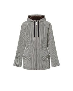 LV Striped Hooded Parka