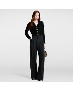 LV Jewel Button Cardigan 