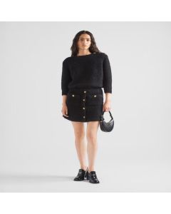 Prada Arqué leather mini shoulder bag