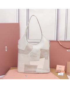 MIU MIU IVY leather patchwork bag