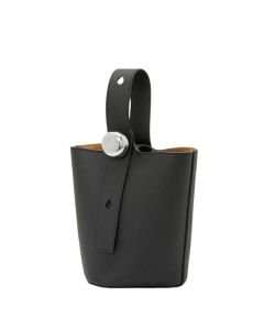 LOEWE Mini Pebble Bucket bag in soft grained calfskin