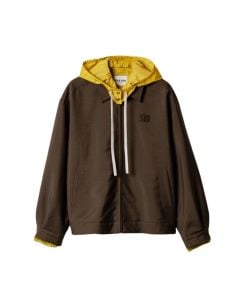 MIU MIU Kid mohair and technical pongé blouson jacket
