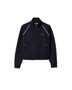 MIU MIU Technical yarn zipper cardigan