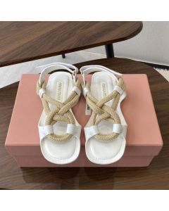 MIU MIU Flat cord sandals
