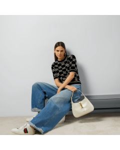 Gucci GG wool bouclé jacquard top
