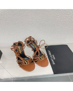 YSL BABYLONE sandals in smooth leather