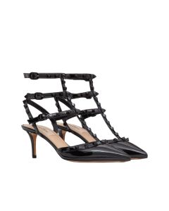 Valentino PATENT ROCKSTUD PUMPS WITH MATCHING STRAPS AND STUDS 