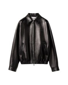 MIU MIU Plongé nappa leather jacket