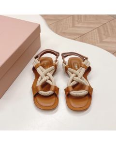 MIU MIU Flat cord sandals