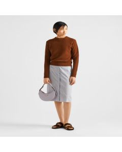 Prada Arqué small leather shoulder bag
