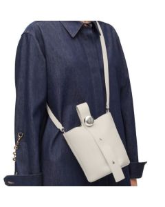 LOEWE Mini Pebble Bucket bag in soft grained calfskin