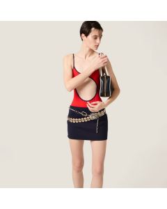 MIU MIU Technical yarn miniskirt