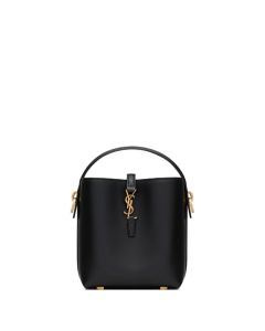 YSL LE 37 mini in shiny leather