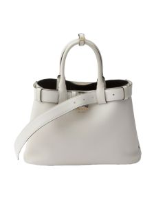 Prada Buckle small leather handbag with belt