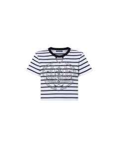LV Striped Anchor Crop Top 