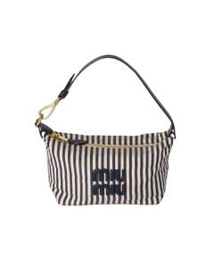 MIU MIU Jacquard fabric pouch with logo