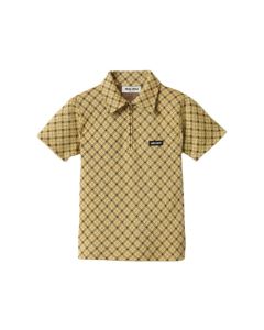 MIU MIU Silk knit polo shirt