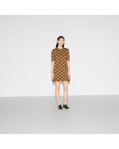 Gucci GG wool bouclé jacquard dress