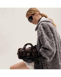MIU MIU Arcadie matelassé nappa leather bag