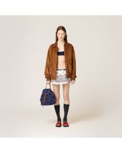 MIU MIU Suede blouson jacket