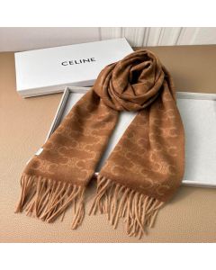 Celine SCARF IN MONOGRAM CASHMERE