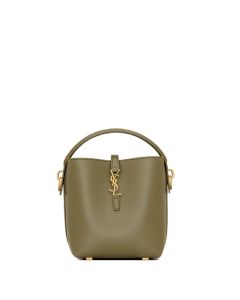 YSL LE 37 mini in shiny leather