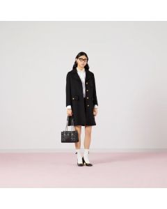 Gucci Double G embroidery wool coat