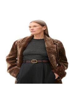 LOEWE Rounded soft belt in classic calfskin