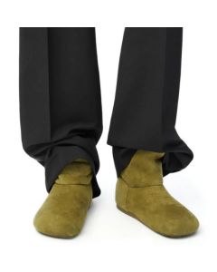 LOEWE Lago boot in suede and shearling