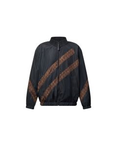 LV Monogram Stripe Zip-Up Jacket 
