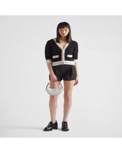Prada Arqué leather mini shoulder bag