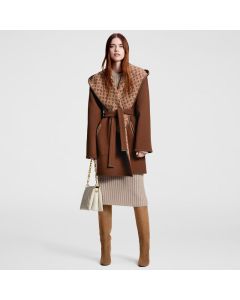 LV Reversible Zip-Off Wrap Coat