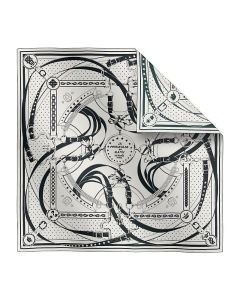 Hermès La Promenade du Matin Bandana double face scarf 140