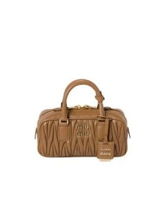 MIU MIU Arcadie matelassé nappa leather bag