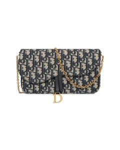 Dior Medium Saddle Pouch with Chain