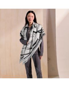 Hermès La Promenade du Matin Bandana double face scarf 140