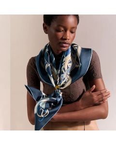 Hermès La Ligne Coup de Fouet scarf 90