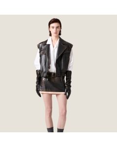 MIU MIU Nappa leather vest