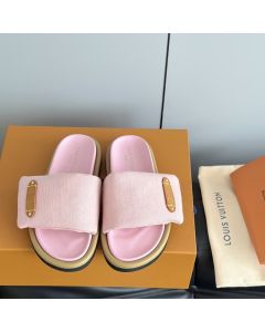 LV Pool Pillow Flat Comfort Mule