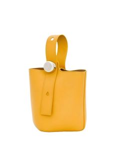 LOEWE Mini Pebble bucket in smooth calfskin