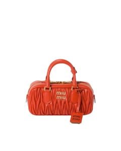 MIU MIU Arcadie matelassé nappa leather bag
