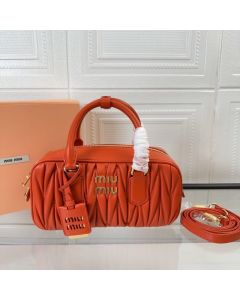 MIU MIU Arcadie matelassé nappa leather bag