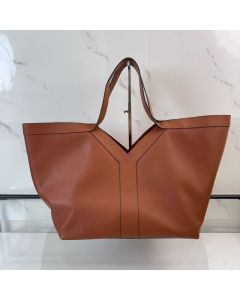 YSL Y TOTE IN LEATHER
