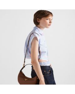 Prada Arqué small leather shoulder bag