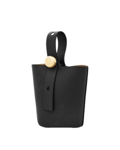 LOEWE Mini Pebble bucket in smooth calfskin